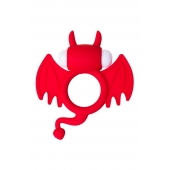 Красное эрекционное кольцо на пенис JOS COCKY DEVIL - JOS - в Йошкар-Оле купить с доставкой