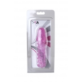 Розовая насадка с нежными шипами - 13,5 см. - Toyfa Basic - в Йошкар-Оле купить с доставкой