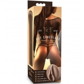 Коричневый мастубратор-вагина Nicole s Kitty - Blush Novelties - в Йошкар-Оле купить с доставкой