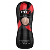 Мастурбатор-вагина Vibrating Pussy Stroker с вибрацией - Pipedream - в Йошкар-Оле купить с доставкой