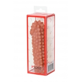Телесная насадка на фаллос с бугорками KOKOS Extreme Sleeve 10 - 15,8 см. - KOKOS - в Йошкар-Оле купить с доставкой