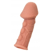 Насадка на фаллос с пузыриками, венками и ребристостью KOKOS Extreme Sleeve 09 - 12,7 см. - KOKOS - в Йошкар-Оле купить с доставкой