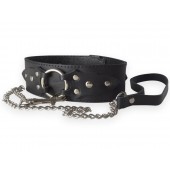 Широкий кожаный ошейник в готическом стиле - Sitabella - купить с доставкой в Йошкар-Оле