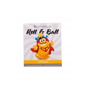 Стимулирующий презерватив-насадка Roll   Ball Banana - Sitabella - купить с доставкой в Йошкар-Оле