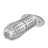 Закрытая прозрачная насадка Crystal sleeve - 12 см. - Erowoman-Eroman - в Йошкар-Оле купить с доставкой