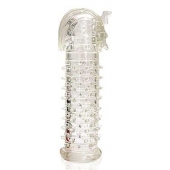 Закрытая прозрачная насадка на пенис Crystal Sleeve Faraon - 13,5 см. - Erowoman-Eroman - в Йошкар-Оле купить с доставкой