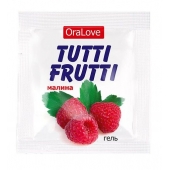 Пробник гель-смазки Tutti-frutti с малиновым вкусом - 4 гр. - Биоритм - купить с доставкой в Йошкар-Оле