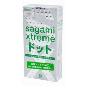 Презервативы Sagami Xtreme Type-E с точками - 10 шт. - Sagami - купить с доставкой в Йошкар-Оле