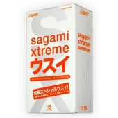 Ультратонкие презервативы Sagami Xtreme SUPERTHIN - 15 шт. - Sagami - купить с доставкой в Йошкар-Оле