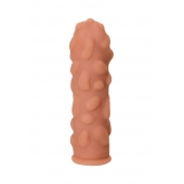 Телесная реалистичная насадка KOKOS Extreme Sleeve 11 с дополнительной стимуляцией - 12,7 см. - KOKOS - в Йошкар-Оле купить с доставкой
