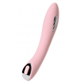 Розовый силиконовый вибратор с электростимуляцией TESLA G-POINT - 21 см. - ToyFa - купить с доставкой в Йошкар-Оле