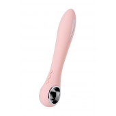 Розовый силиконовый вибратор с электростимуляцией GALVANI VIBE - 21 см. - ToyFa - купить с доставкой в Йошкар-Оле