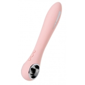 Розовый силиконовый вибратор с электростимуляцией GALVANI VIBE - 21 см. - ToyFa - купить с доставкой в Йошкар-Оле