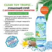 Очищающий спрей для игрушек CLEAR TOY Tropic - 100 мл. - Биоритм - купить с доставкой в Йошкар-Оле