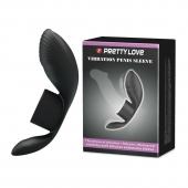 Черное кольцо на пенис с вибрацией Vibration Penis Sleeve - Baile - в Йошкар-Оле купить с доставкой