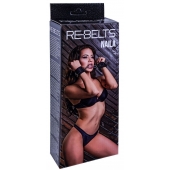 Черные кожаные наручники Naila - Rebelts - купить с доставкой в Йошкар-Оле