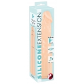 Телесная насадка-удлинитель Silicone Extension - 19 см. - Orion - в Йошкар-Оле купить с доставкой