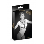 Черная упряжь на грудь Laura - Bijoux Pour Toi - купить с доставкой в Йошкар-Оле