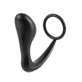 Эрекционное кольцо с анальной пробкой Ass-Gasm Cockring Plug - Pipedream - в Йошкар-Оле купить с доставкой