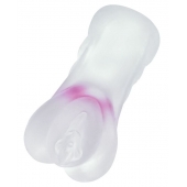 Прозрачный реалистичный мастурбатор Juicy Pussy Crystal Rose - ToyFa - в Йошкар-Оле купить с доставкой