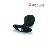 Черная пробка Mystim Rocking Vibe S с возможностью подключения к электростимулятору - 9,7 см. - MyStim - купить с доставкой в Йошкар-Оле