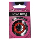 Эрекционное кольцо из киберкожи со стимулирующими бусинами - Sitabella - в Йошкар-Оле купить с доставкой