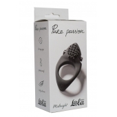 Черное эрекционное виброкольцо Pure Passion Midnight - Lola Games - в Йошкар-Оле купить с доставкой
