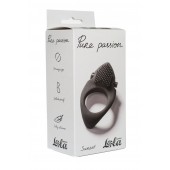Черное эрекционное виброкольцо Pure Passion Sunset - Lola Games - в Йошкар-Оле купить с доставкой