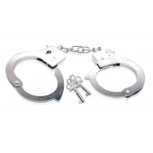 Металлические наручники Beginner s Metal Cuffs - Pipedream - купить с доставкой в Йошкар-Оле