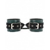 Изумрудные оковы на ноги Ladys Arsenal на карабинах - БДСМ Арсенал - купить с доставкой в Йошкар-Оле