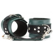 Изумрудные оковы на ноги Ladys Arsenal на карабинах - БДСМ Арсенал - купить с доставкой в Йошкар-Оле