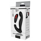 Черный вибромассажер простаты SWIRLING P-PLEASER - Dream Toys - в Йошкар-Оле купить с доставкой