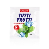 Пробник гель-смазки Tutti-frutti со вкусом мяты - 4 гр. - Биоритм - купить с доставкой в Йошкар-Оле