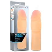Телесная насадка-удлинитель на пенис PERFORMANCE 1.5INCH COCK XTENDER - 16 см. - Blush Novelties - в Йошкар-Оле купить с доставкой