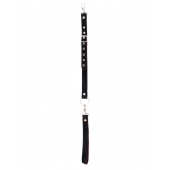 Бордовый поводок для ошейника Ladys Arsenal - БДСМ Арсенал - купить с доставкой в Йошкар-Оле