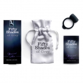 Темно-серое эрекционное кольцо Vibrating Love Ring с вибрацией - Fifty Shades of Grey - в Йошкар-Оле купить с доставкой