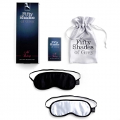 Набор из двух масок на глаза Soft Blindfold Twin Pack - Fifty Shades of Grey - купить с доставкой в Йошкар-Оле