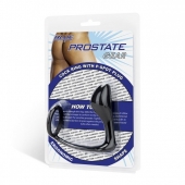 Стимулятор простаты с фиксацией эрекционным кольцом Prostate Gear - BlueLine - в Йошкар-Оле купить с доставкой