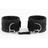 Черные оковы My rules на сцепке - БДСМ Арсенал - купить с доставкой в Йошкар-Оле
