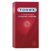 Презервативы Torex  Сладкая любовь  с ароматом клубники - 12 шт. - Torex - купить с доставкой в Йошкар-Оле