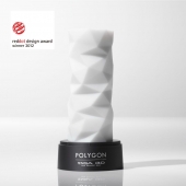 Белый 3D мастурбатор POLYGON - Tenga - в Йошкар-Оле купить с доставкой