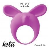 Фиолетовое эрекционное кольцо Fennec Phil - Lola Games - в Йошкар-Оле купить с доставкой