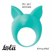 Зеленое эрекционное кольцо Kitten Kyle - Lola Games - в Йошкар-Оле купить с доставкой