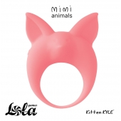 Оранжевое эрекционное кольцо Kitten Kyle - Lola Games - в Йошкар-Оле купить с доставкой