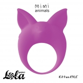 Фиолетовое эрекционное кольцо Kitten Kyle - Lola Games - в Йошкар-Оле купить с доставкой
