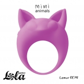 Фиолетовое эрекционное кольцо Lemur Remi - Lola Games - в Йошкар-Оле купить с доставкой