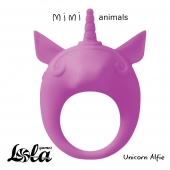 Фиолетовое эрекционное кольцо Unicorn Alfie - Lola Games - в Йошкар-Оле купить с доставкой