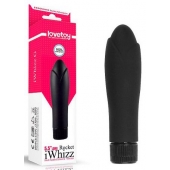 Черный мини-вибратор iWhizz Rocket - 13,5 см. - Lovetoy