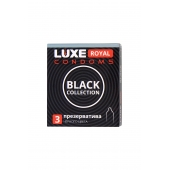 Черные презервативы LUXE Royal Black Collection - 3 шт. - Luxe - купить с доставкой в Йошкар-Оле