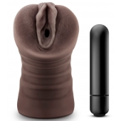 Коричневый мастурбатор-вагина Hot Chocolate Brianna - Blush Novelties - в Йошкар-Оле купить с доставкой